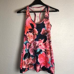 Lululemon floral racerback tank